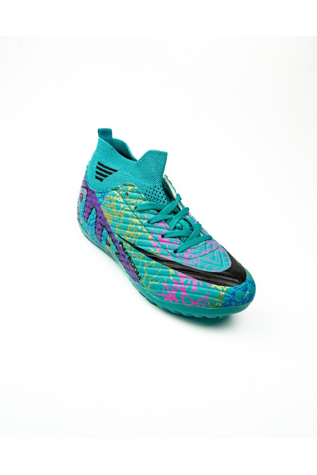 565 Laliga Children's Turquoise Sock Football Shoes