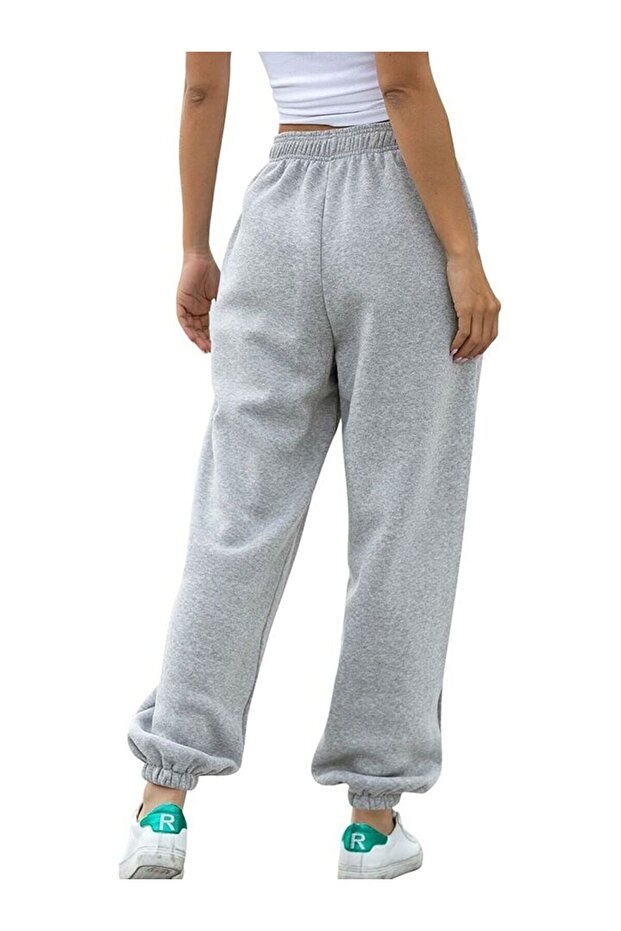 Gri Jogger Kadın Eşofman Altı - 2