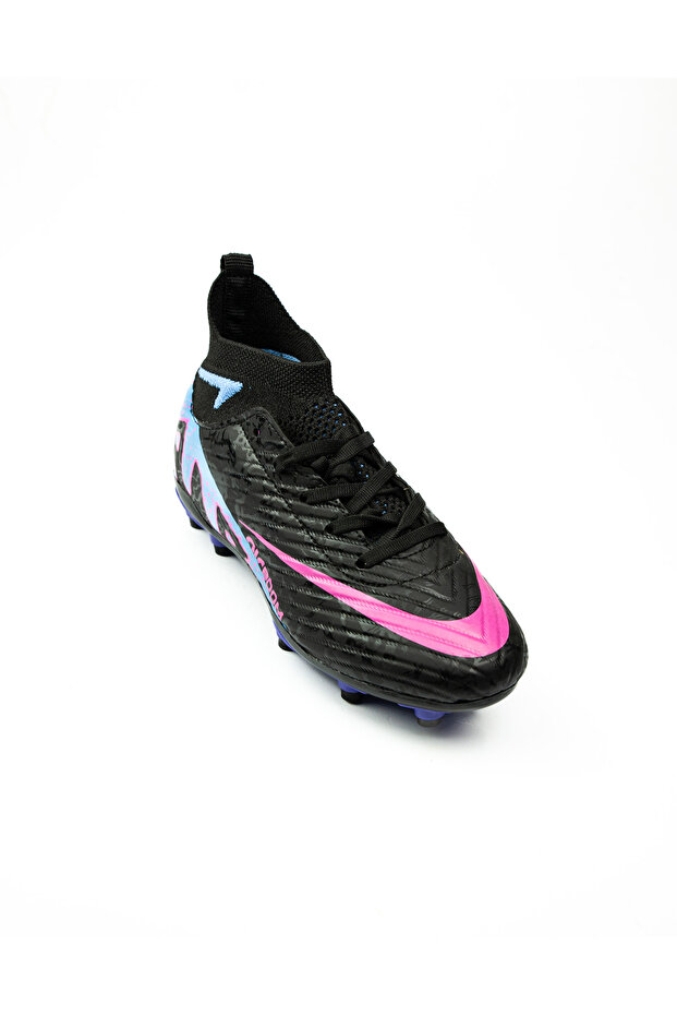 565 Laliga Black Sock Children's Football Boots