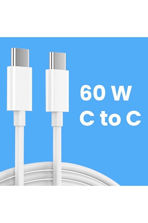 USB-C to USB-C Data Cable, Universal, Compatible with iOS & Android, 60W, 130-strand Copper, - 2