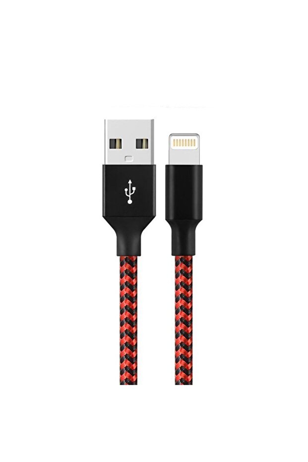Lightning to usb cable 2m + triangular braided cable - 1