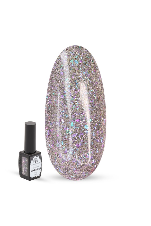 Stardust Gel Nail Polish – 22 Holographic Galaxy Colors, 8ml Each | Long-Lasting UV/LED Soak Off