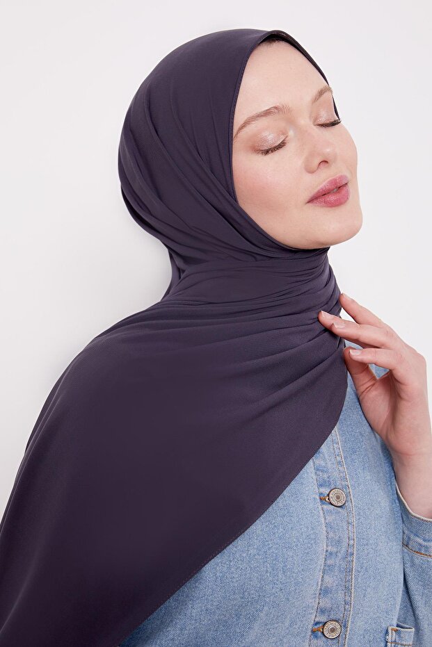 Füme Düz Sandy Şal - 1