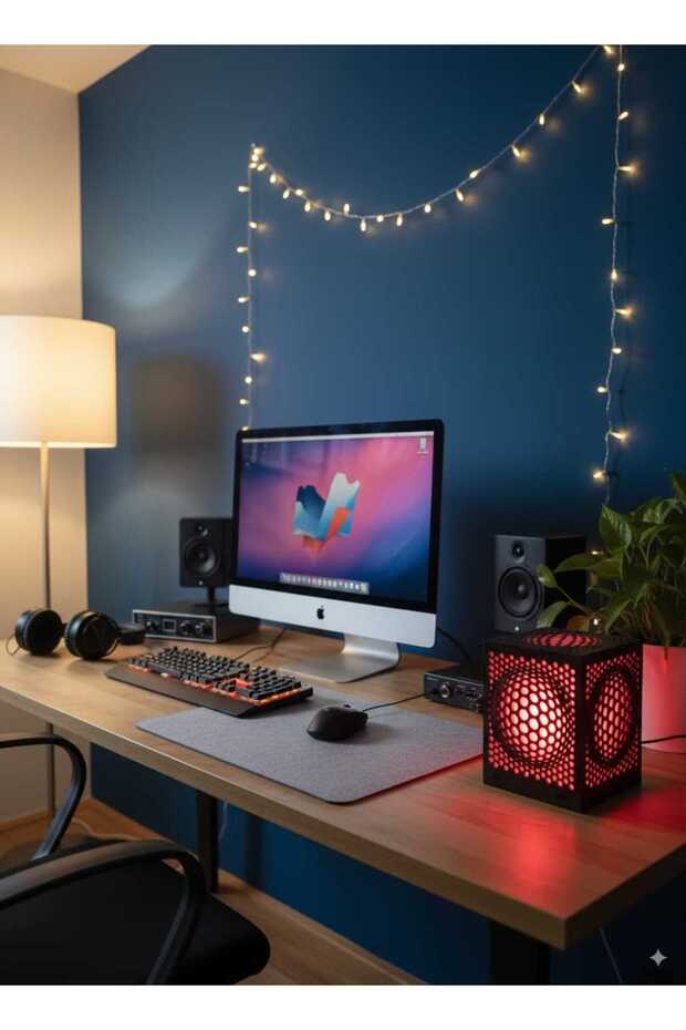 ahşap gece lambası - 3