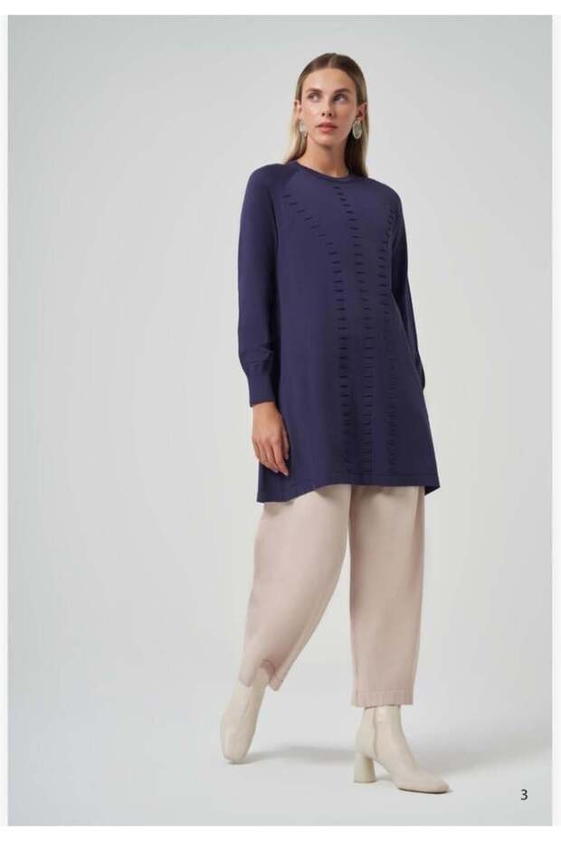 907 Tunic Navy Blue