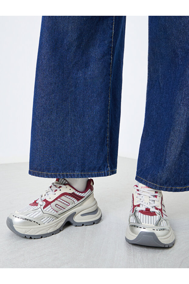 Chunky Sole Lace Up Sneakers