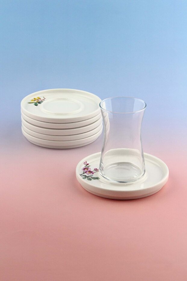 Harmony 12-Piece 6-Person Porcelain Tea Set