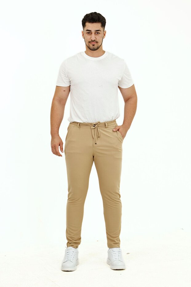بنطلون رجالي ضيق من نوع JOGGER DIAGONAL مرن