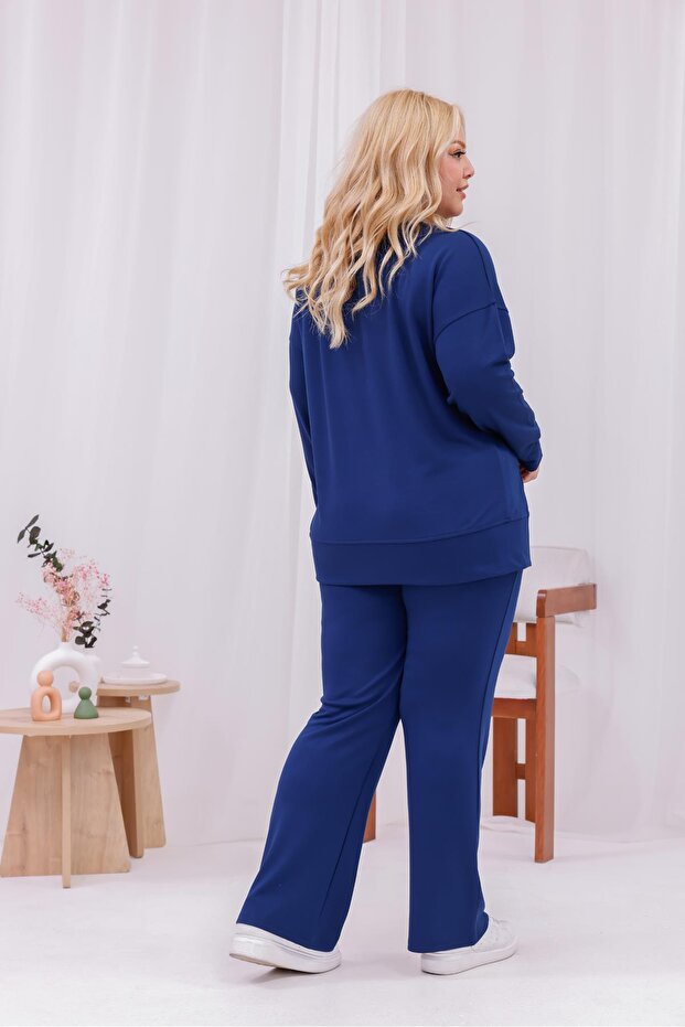 طقم كبير الحجم من قماش المودال - 7