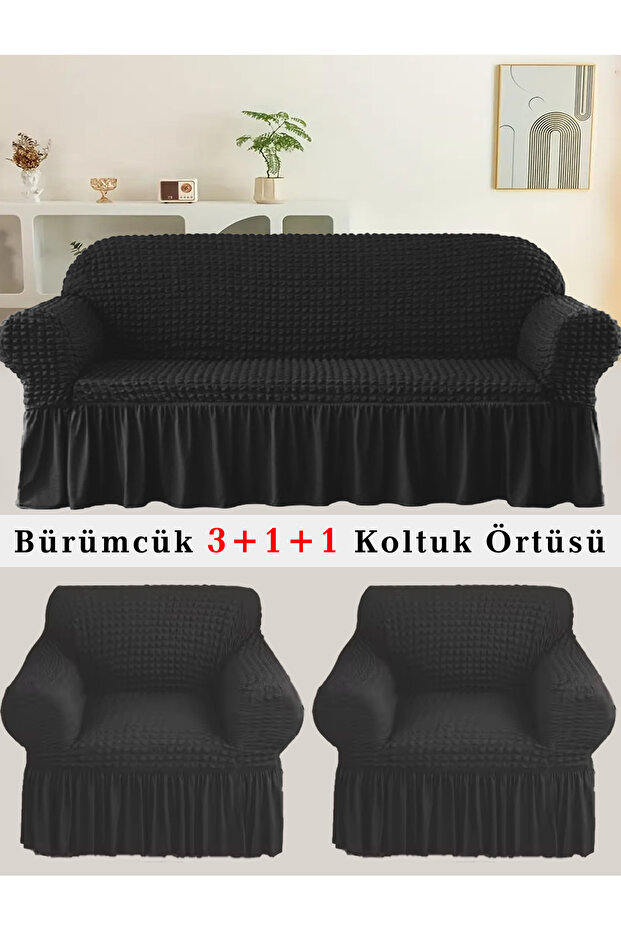 غطاء أريكة Bürümcük، أريكة، غطاء سرير أريكة، غطاء أريكة 3 +1+ 1 مجموعة