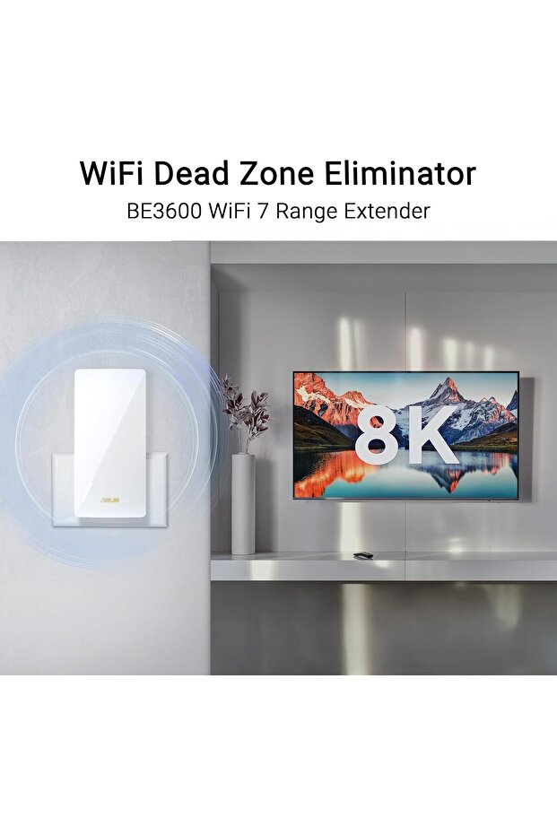 RP-BE58 BE3600 Dual Band WiFi 7 Range Extender, AiMesh Extender for Seamless mesh WiFi; Works w - 7