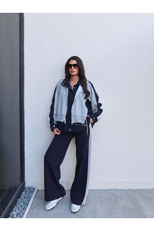 Hooded Paneled Parachute Set