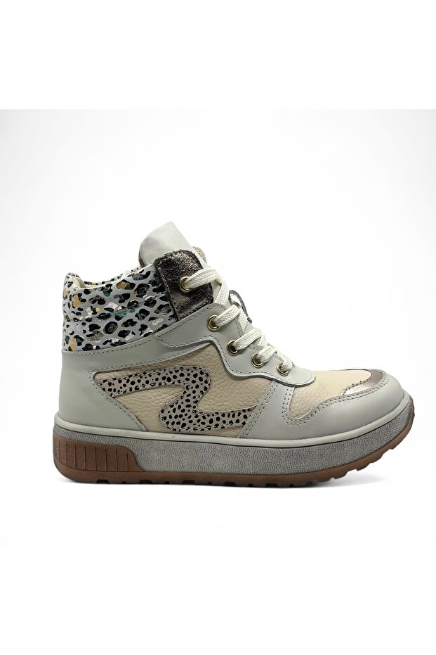 Leather and Orthopedic Sole Girl's Boots