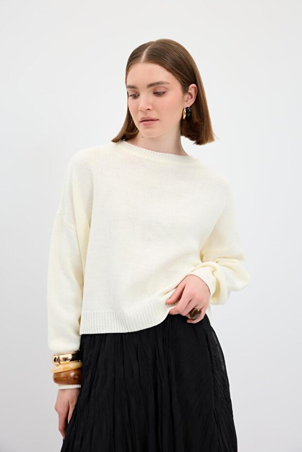 Basic Triko Kazak Kemik - 1