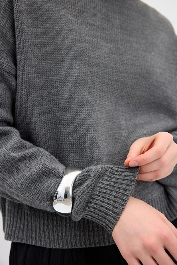 Basic Triko Kazak Antrasit - 5