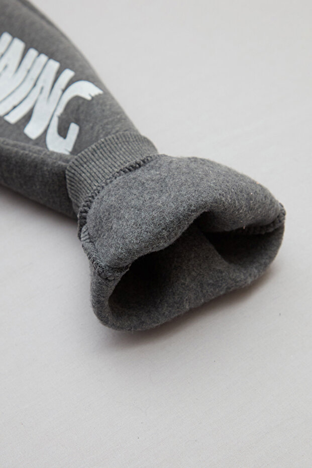 3 İplik Running Baskılı Erkek Çocuk Jogger Eşofman Altı - 8