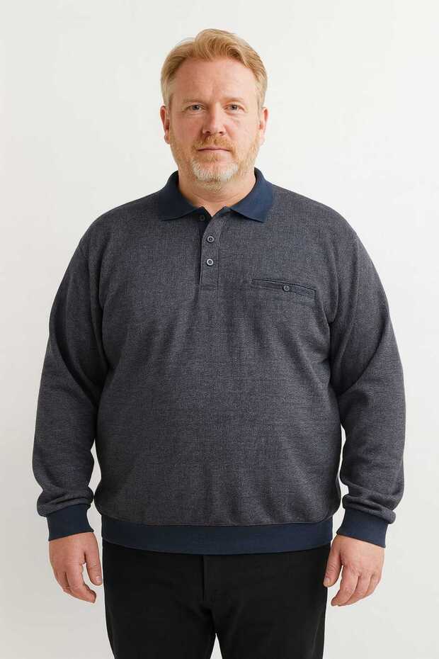 سترة سيلانيك بابا كبيرة الحجم بياقة وجيب بنمط رملي [منتج سميك عالي الجودة من القطن]