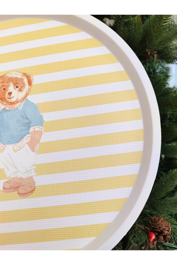 Philip Ayı Bear Yuvarlak Tepsi - 8