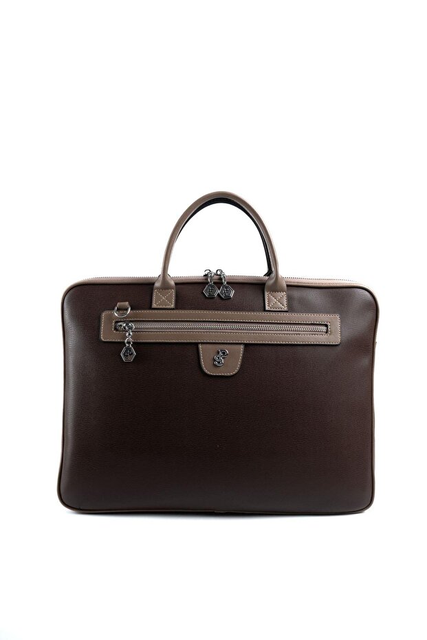 Brown - Mink Plain Women's Laptop and Briefcase Bag Sp1175