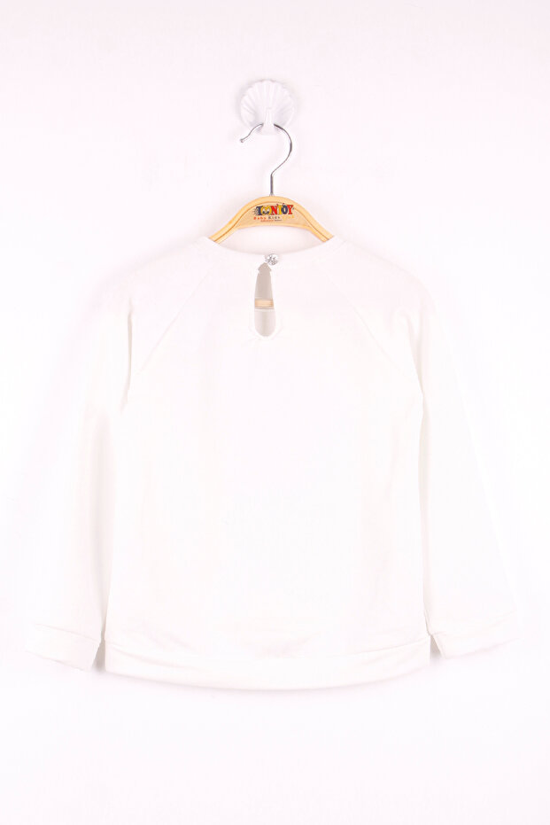 Girl's Bag Embroidered Sweatshirt