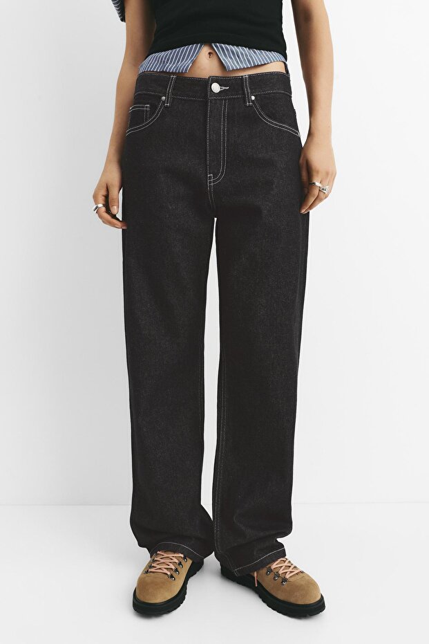 Yıldız işlemeli jean - 6