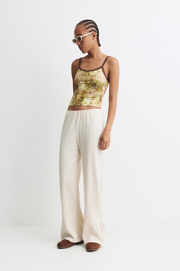 Rustik düğümlü pantolon - 2