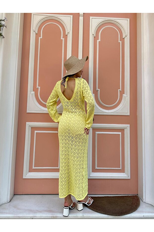 triko plaj elbisesi - 4