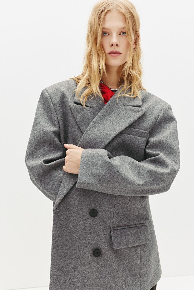 Kısa kumaş kaban - 6