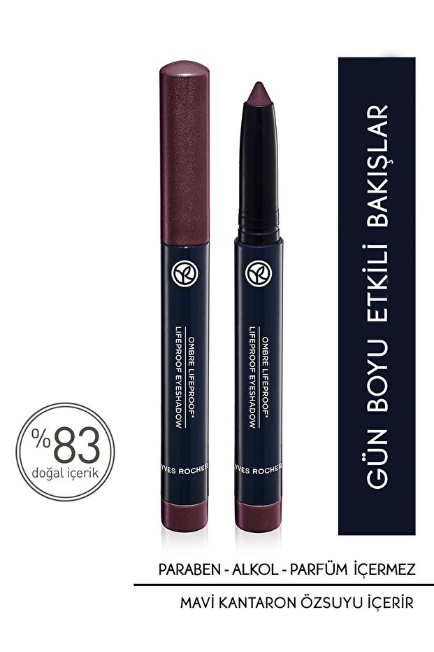 Natural Finish Pencil Eyeshadow 06 Plum Cream Textured Light Texture