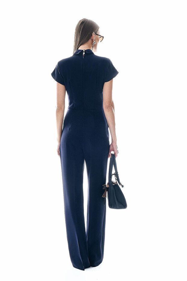 Gold Düğmeli Tulum - 2