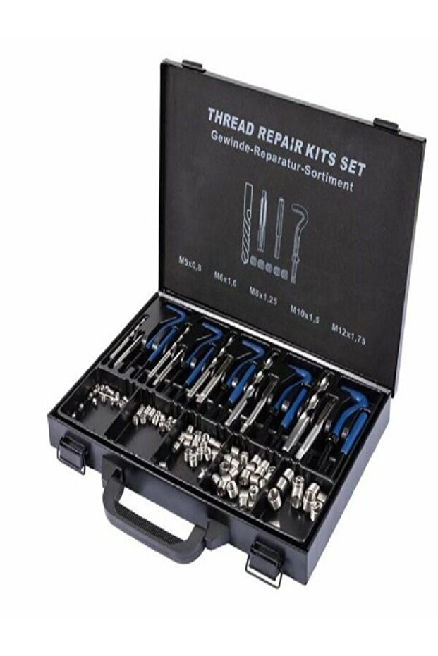 131 Piece Helicoil Thread Repair Kit M5 - M12