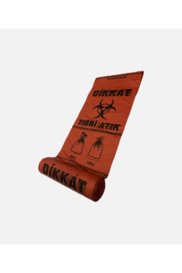 Tıbbi Atık Poşeti 70x90 Battal Boy 5'li Rulo 100 Mikron - 2