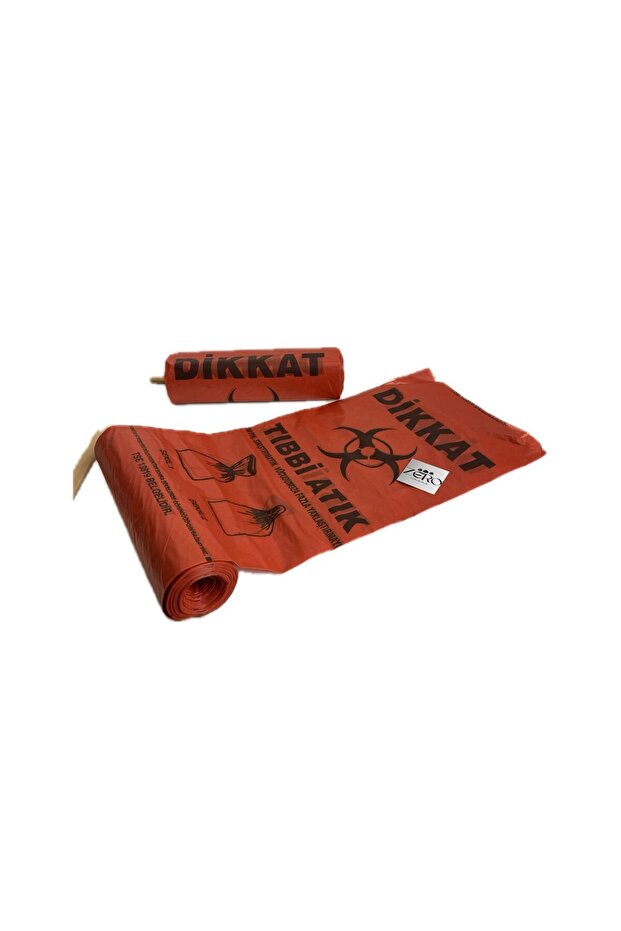 Tıbbi Atık Poşeti 70x90 Battal Boy 5'li Rulo 100 Mikron - 3