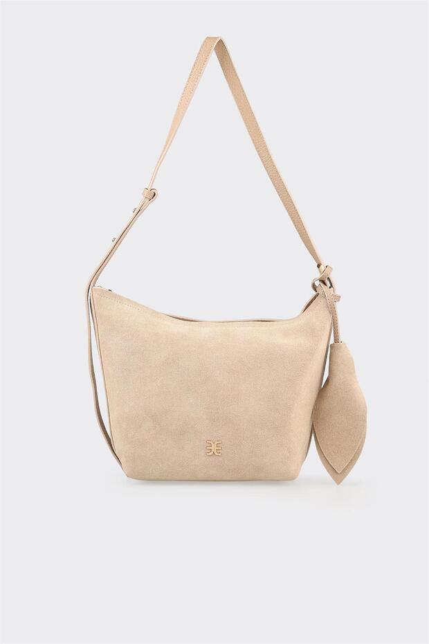 Bej Kadın Çapraz Çanta - 1