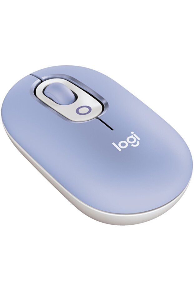 Mouse Wireless POP with Emoji, Bluetooth, Silent Touch, 3 Way Easy-Switch, Lilac - 2