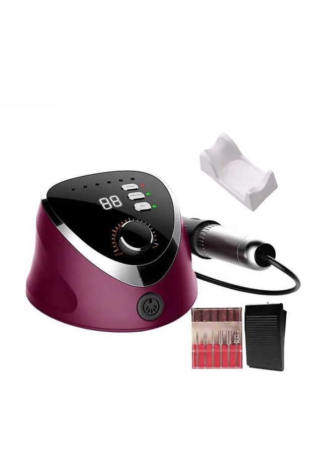 M12 Professional Electric Nail Drill – 35,000 RPM, 68W E-File, Variable Speed, Low Noise, Salon Use