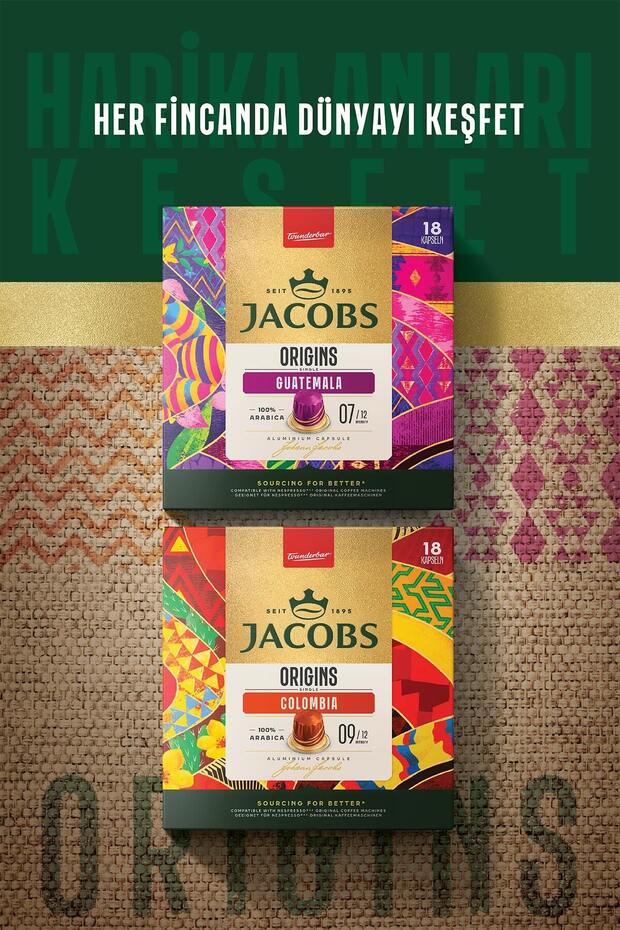 Origins Colombia Nespresso Uyumlu Alüminyum Kapsül Kahve 18'li - 4