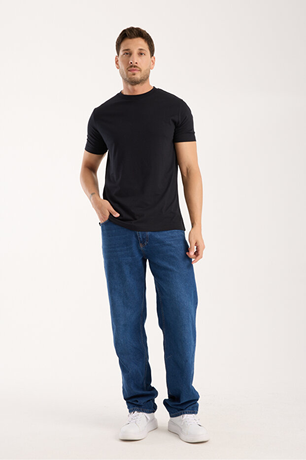 Siyah Basic T-Shirt - 3