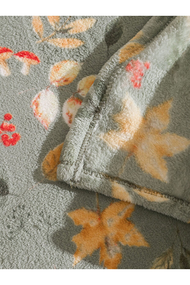 Sparkling Choices from Shining Store |   Leaf Patterned Double Blanket 200X220 cm - 4