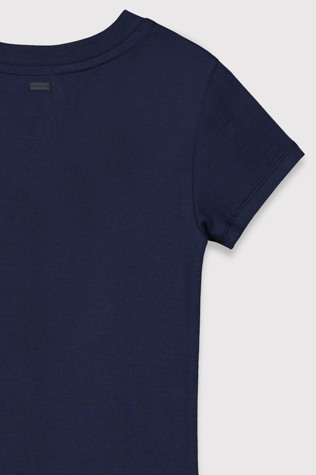 V Yaka Kısa Kol Üst - 4