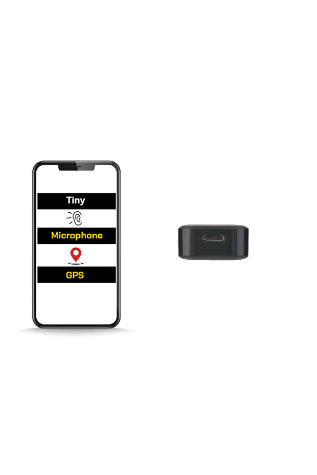 Spy Microphone QLITE – Tiny GSM Tracker with Real-Time Audio & GPS - Control via SMS or App - 1