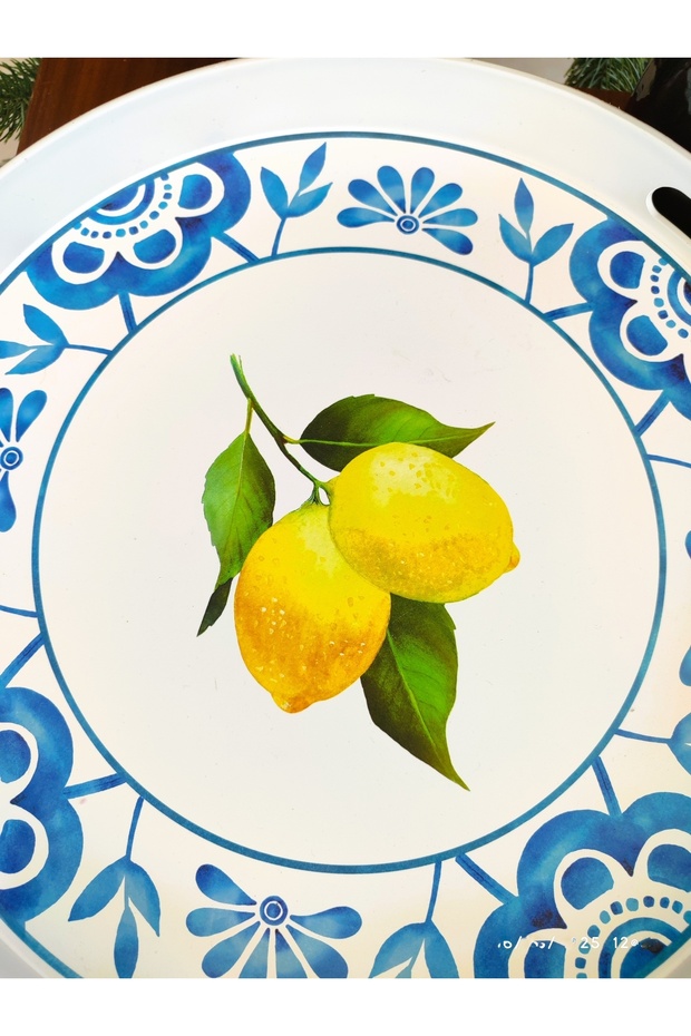 Lemoncha Yuvarlak Tepsi - 4