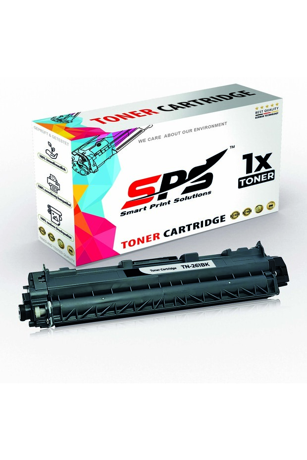 SPS Compatible Toner Cartridges for Brother | TN-261BK | 1x Black | Yield upto 2,500 Pages