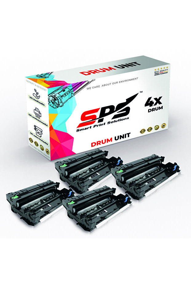 SPS Compatible Drum Cartridges for Brother | DR-3607 | 4x Black | 50,000 Pages
