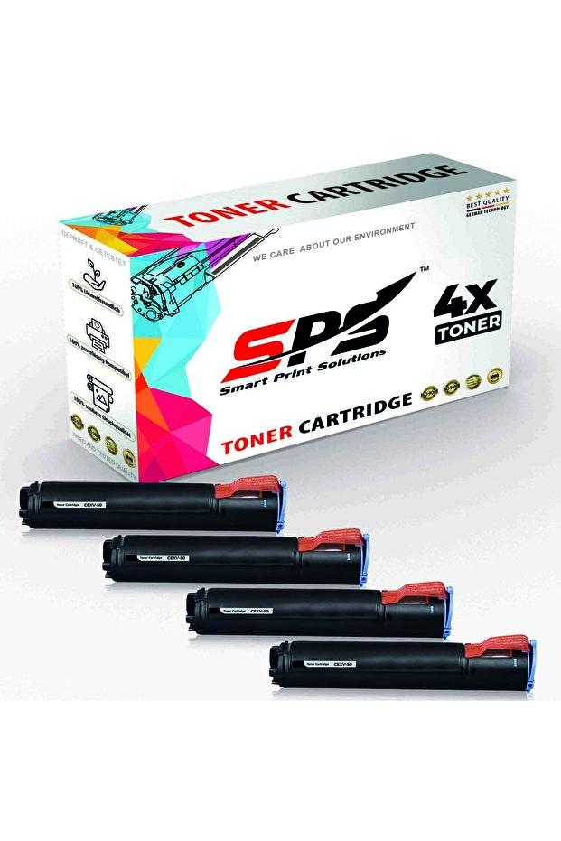 SPS Compatible Toner Cartridges for Canon | C-EXV50 | 4x Black | 17,600 Pages