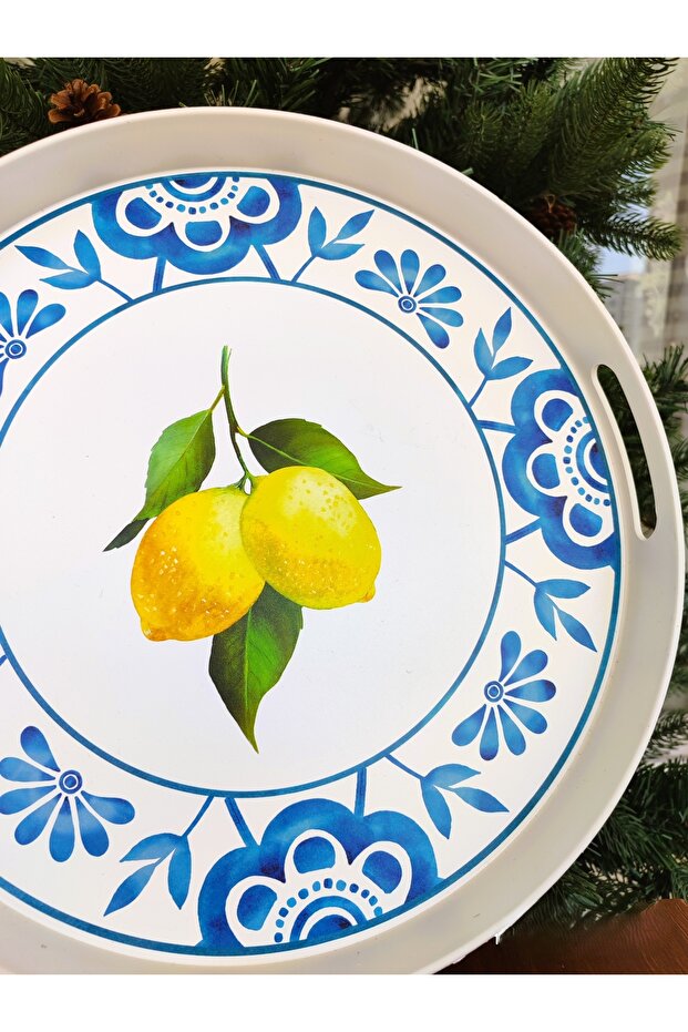 Lemoncha Yuvarlak Tepsi - 8