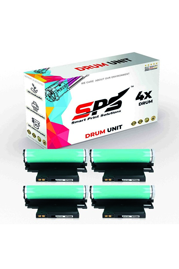 SPS Compatible Drum Cartridges for HP | W1120A 120A | 4x Black | Yield upto 16,000 Pages