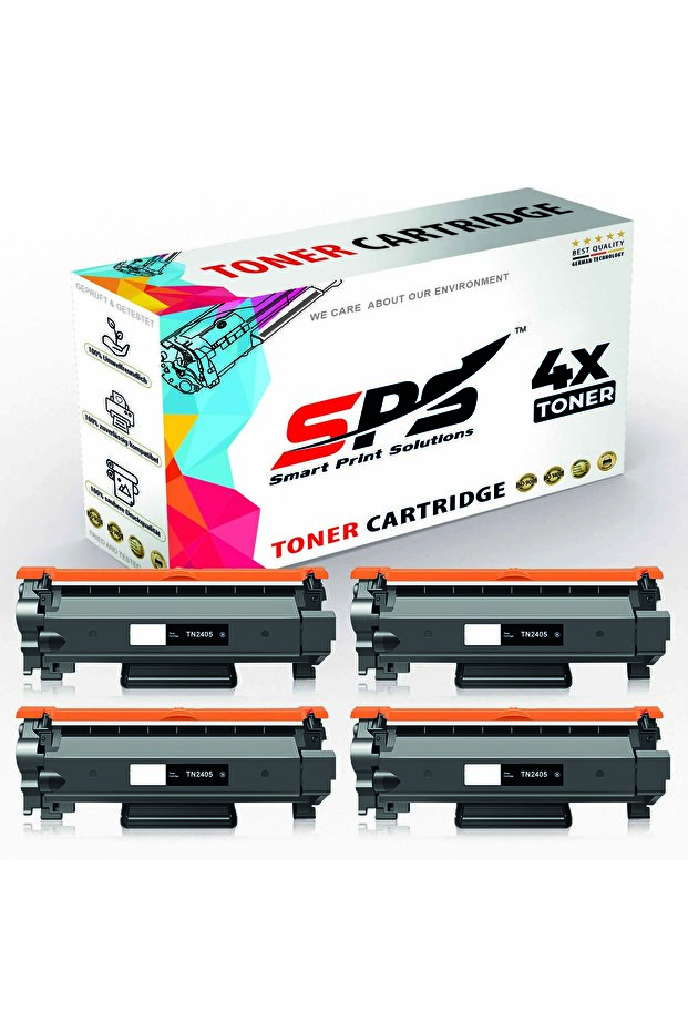 SPS Compatible Toner Cartridges for Brother | TN-2405 | 4x Black | 1,200 Pages
