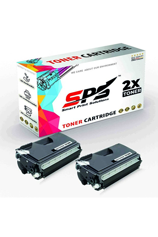 SPS Compatible Toner Cartridges for Brother | TN-560 | 2x Black | 6,500 Pages