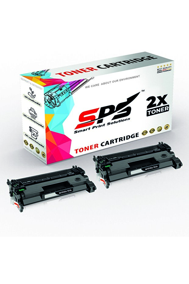 SPS Compatible Toner Cartridges for HP | W1510A 151A | 2x Black | 3,500 Pages